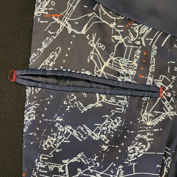 Nautica Navy Blue Men's Blazer Suit Coat Jacket 42R Navy Blue - Picture 5 of 10